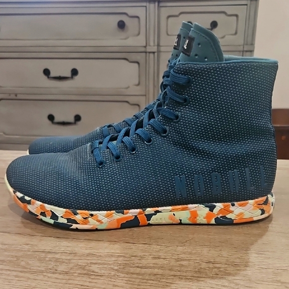 NOBULL Men's Wild Teal High-Top Athletic Shoes size 11.5